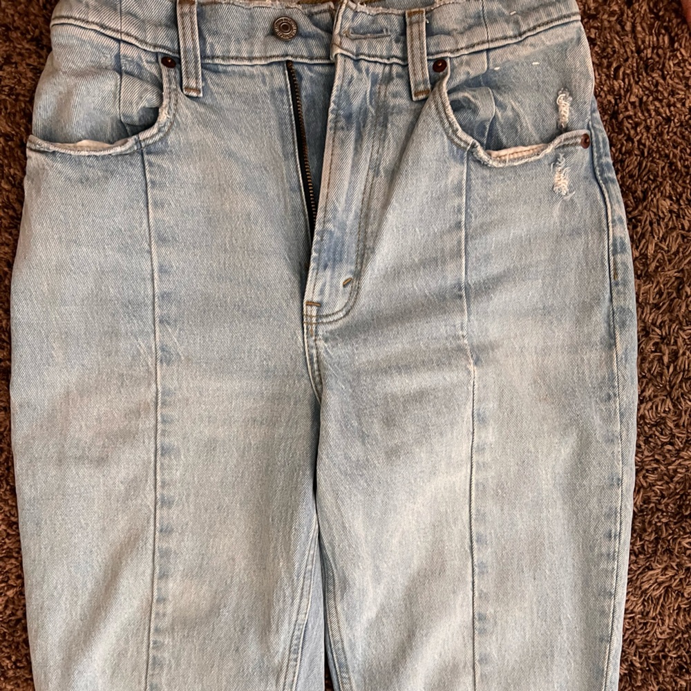 90s ultra high rise vertical inseam bootleg jean - Picture 8 of 15